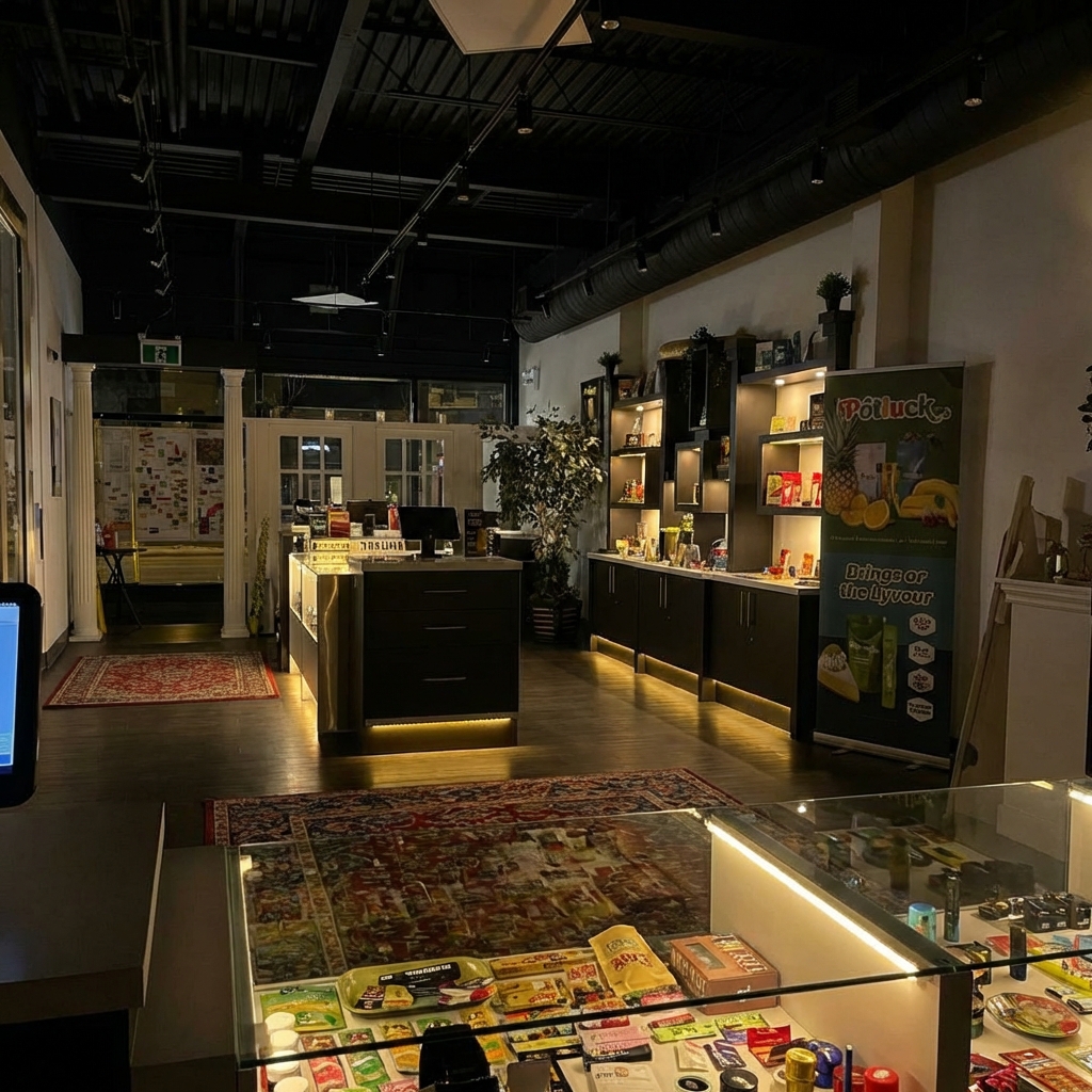 Runway Pot Store Interior